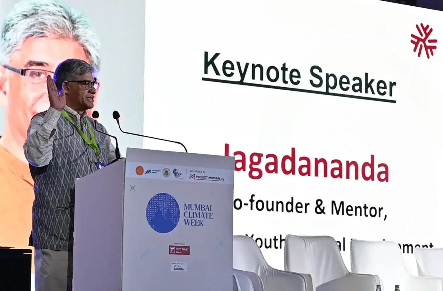 Keynote address by Mr Jagadananda, Co-Founder and Mentor at the Centre for Youth and Social Development