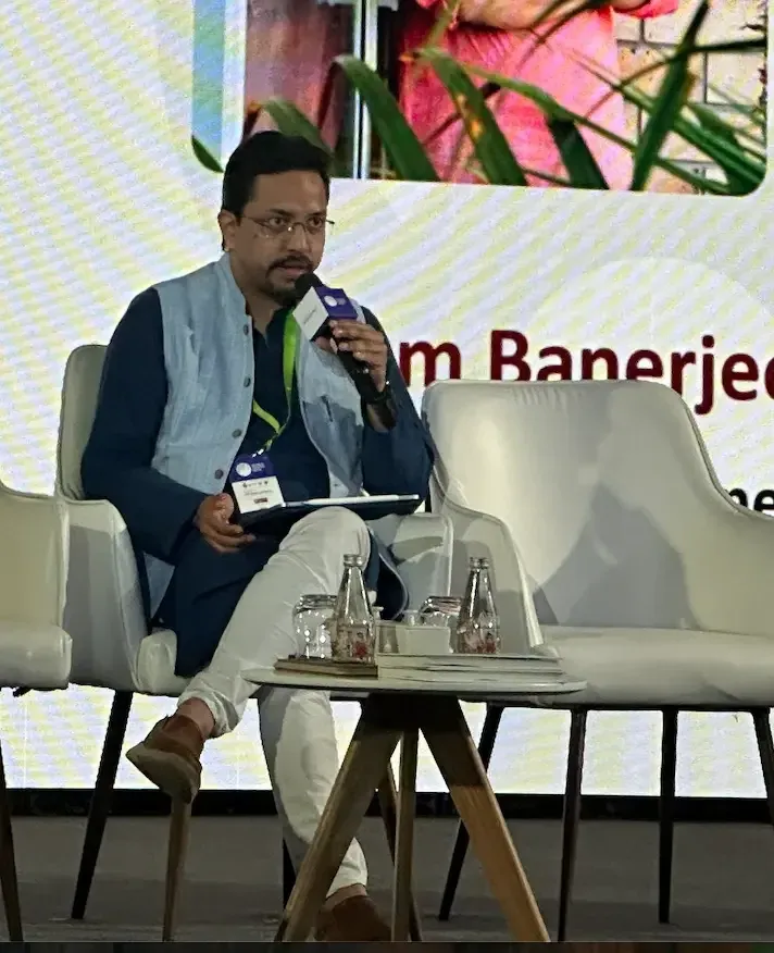 PDAG co-founder Arindam Banerjee with his address